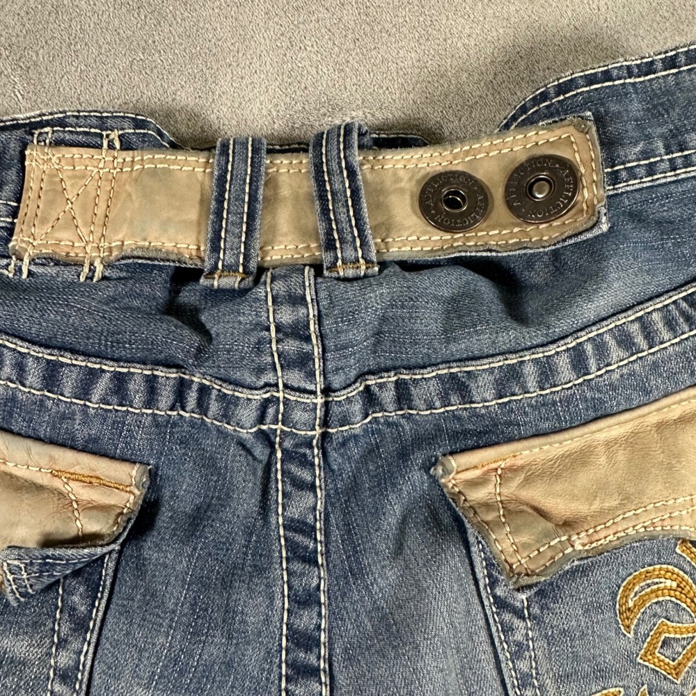 Affliction Los Angeles Cooper Relaxed Fit Jeans Mens 36x34 Blue Distressed Y2K - Picture 4 of 16